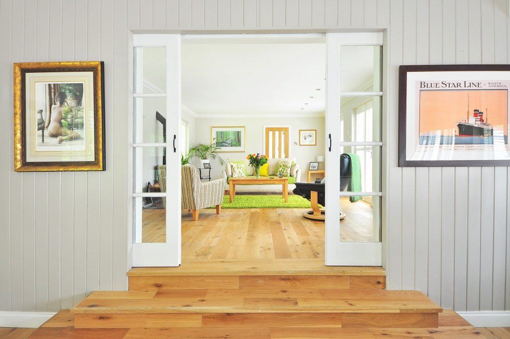 Wohnung mit Holz